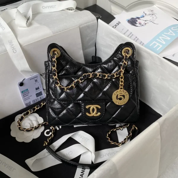 Chanel Quilted Hobo Shoulder Bag image 1