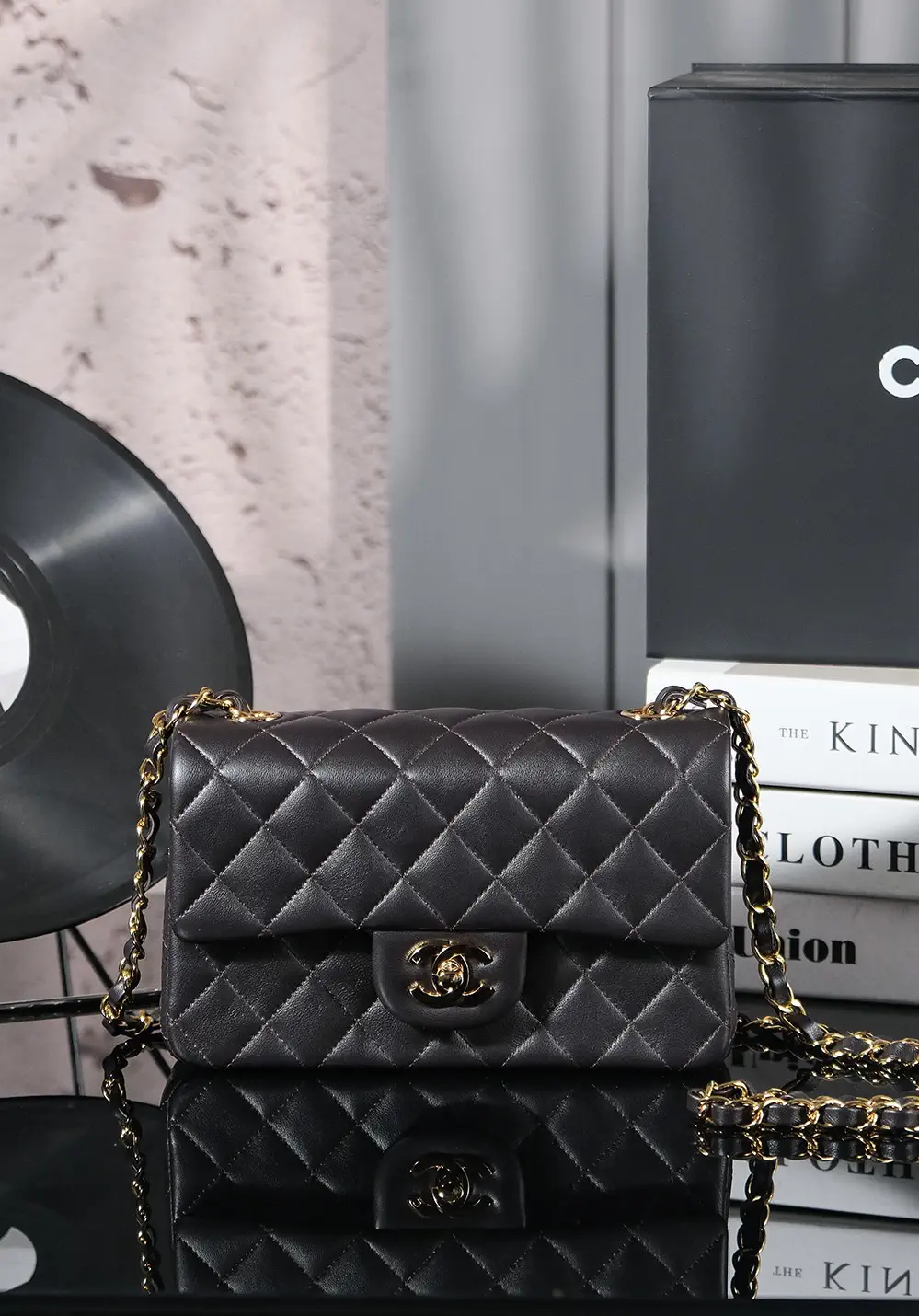 Chanel Quilted Double Flap Chain Bag image 1