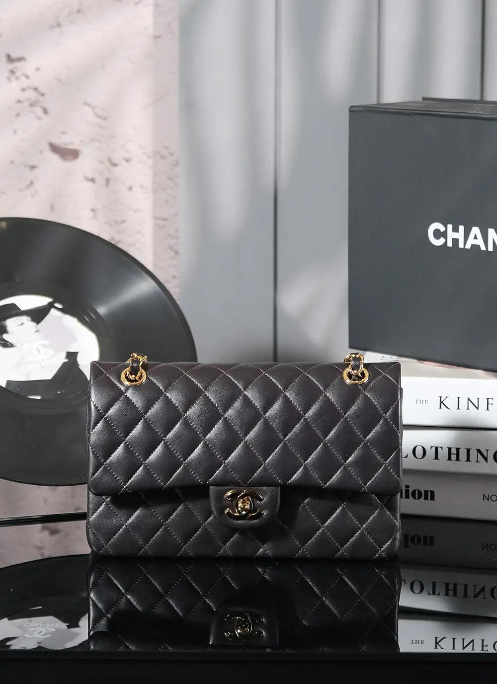 Chanel Quilted Double Flap Chain Bag image 1