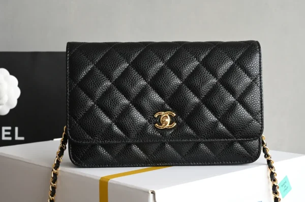 Chanel Quilted Wallet On Chain image 1
