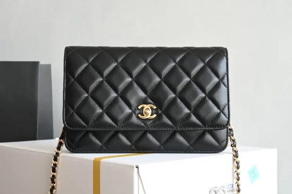 Chanel Quilted Wallet On Chain image 1
