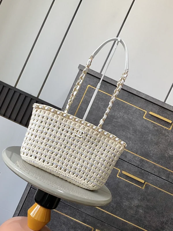 Chanel Woven Tote Bag image 1