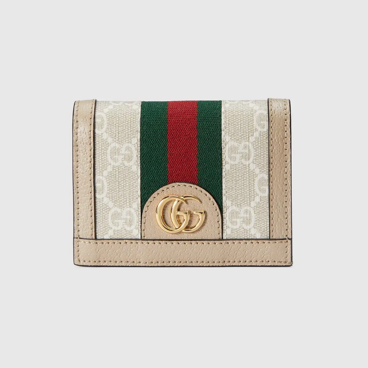 Gucci Monogram Web Stripe Card Holder image 1