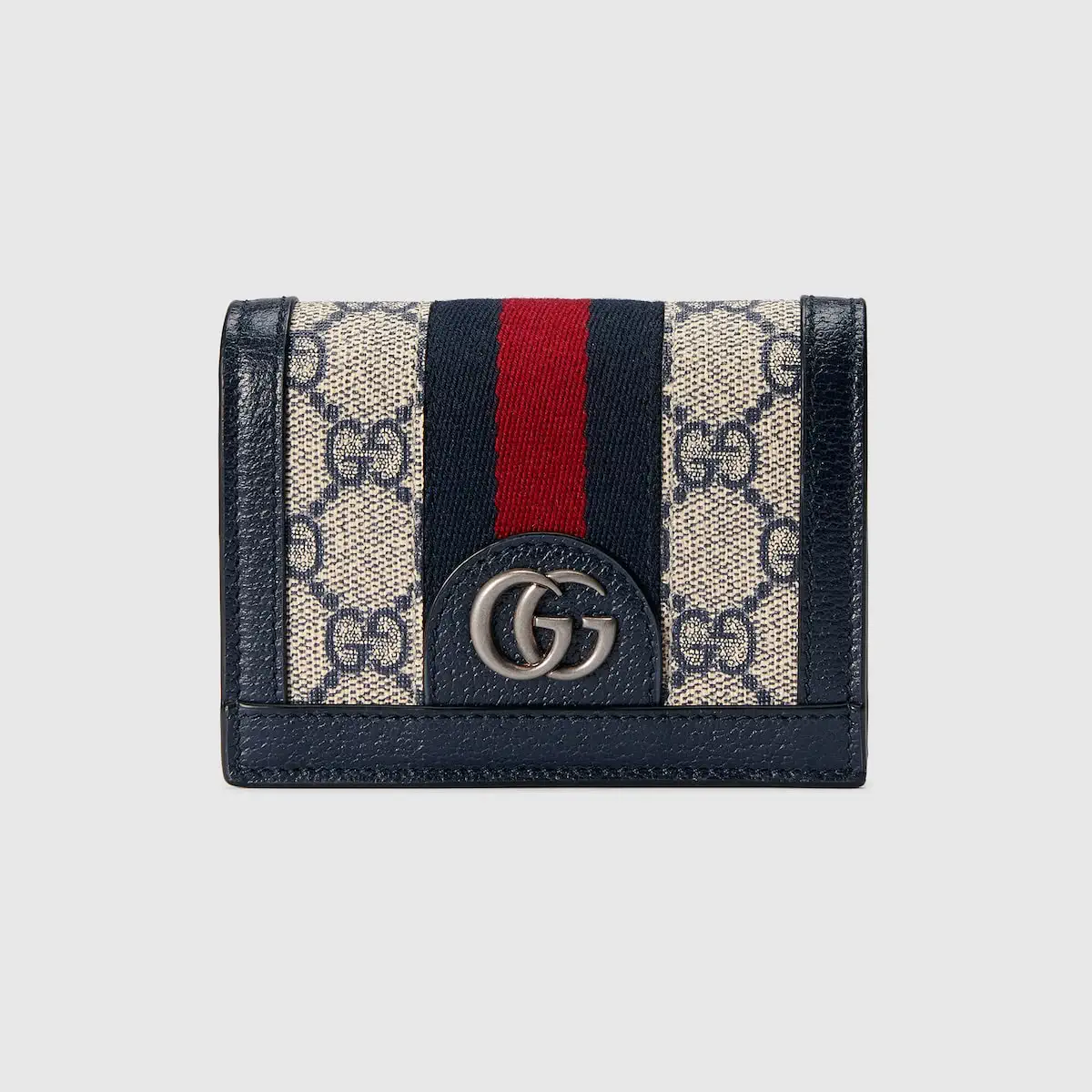 Gucci GG Monogram Web Stripe Card Holder image 1