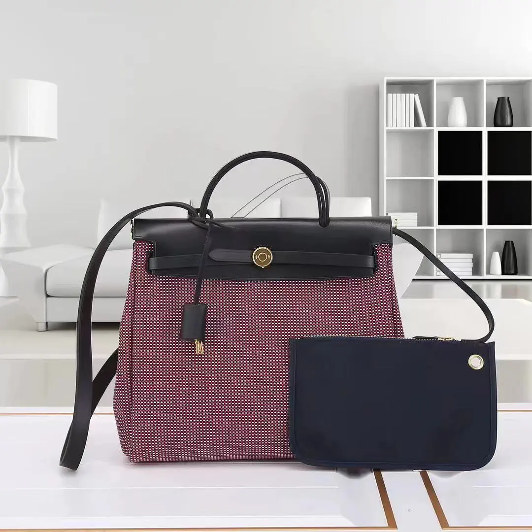 Herbag Canvas Top Handle Bag image 1