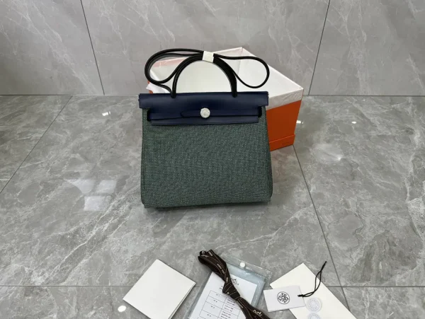 Hermès Herbag Canvas Top Handle Bag image 1