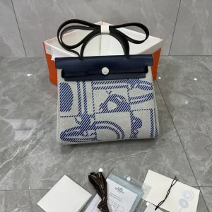 Hermès Herbag Canvas Top Handle Bag image 1