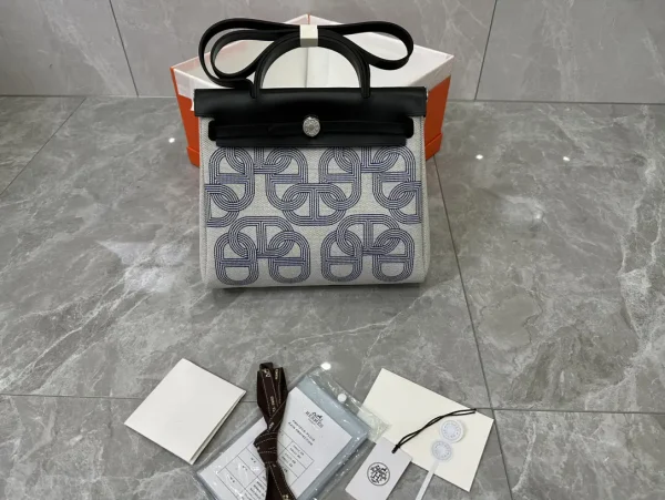 Hermès Herbag Canvas Backpack image 1