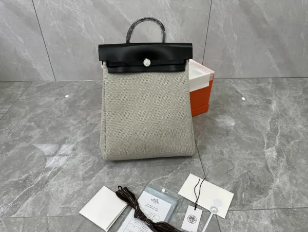 Hermès Herbag Canvas Backpack image 1