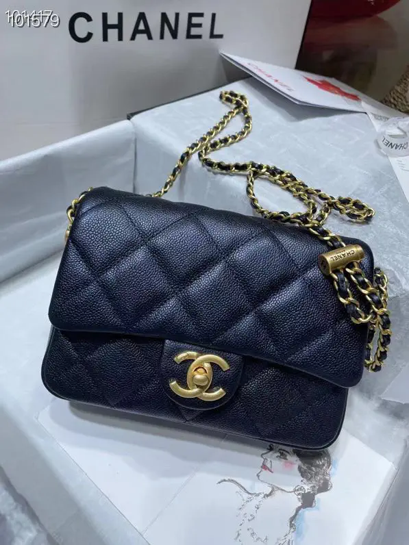 Chanel Quilted Mini Flap Crossbody Bag image 1