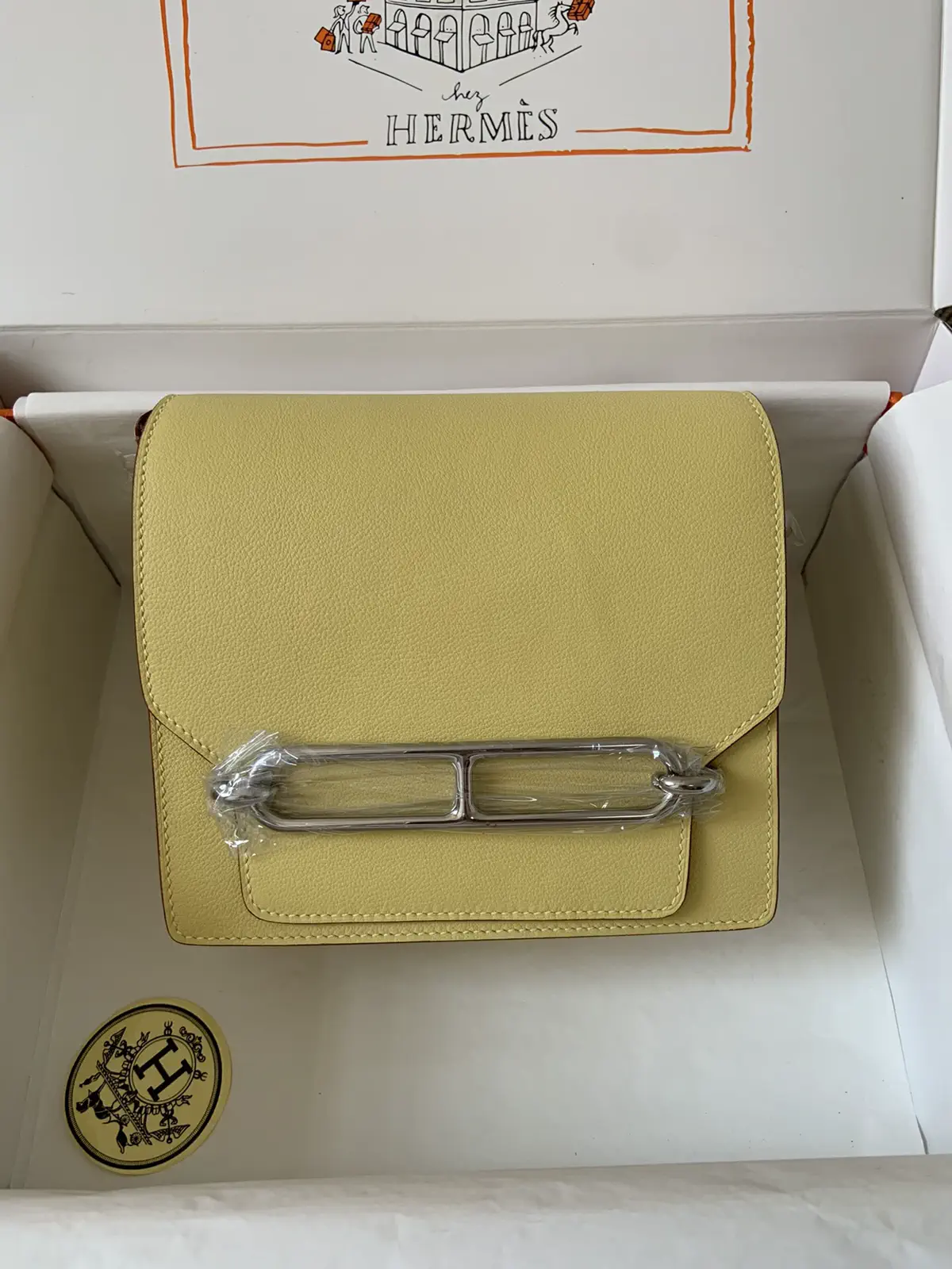 Hermès Roulis 19 Evercolor Leather Shoulder Bag image 1