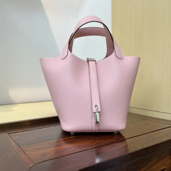 Hermès Pink Picotin Lock 18 Bag image 1