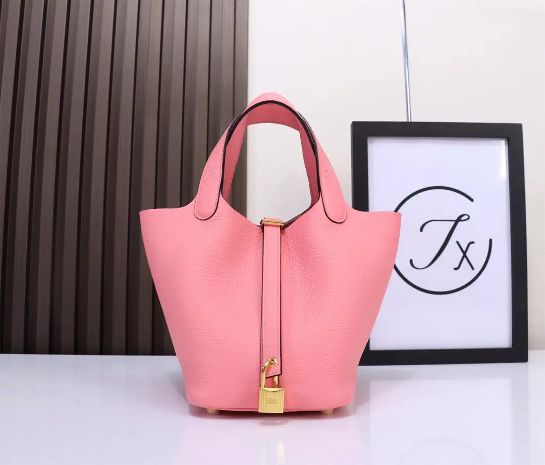 Hermès Pink Top Handle Bag image 1