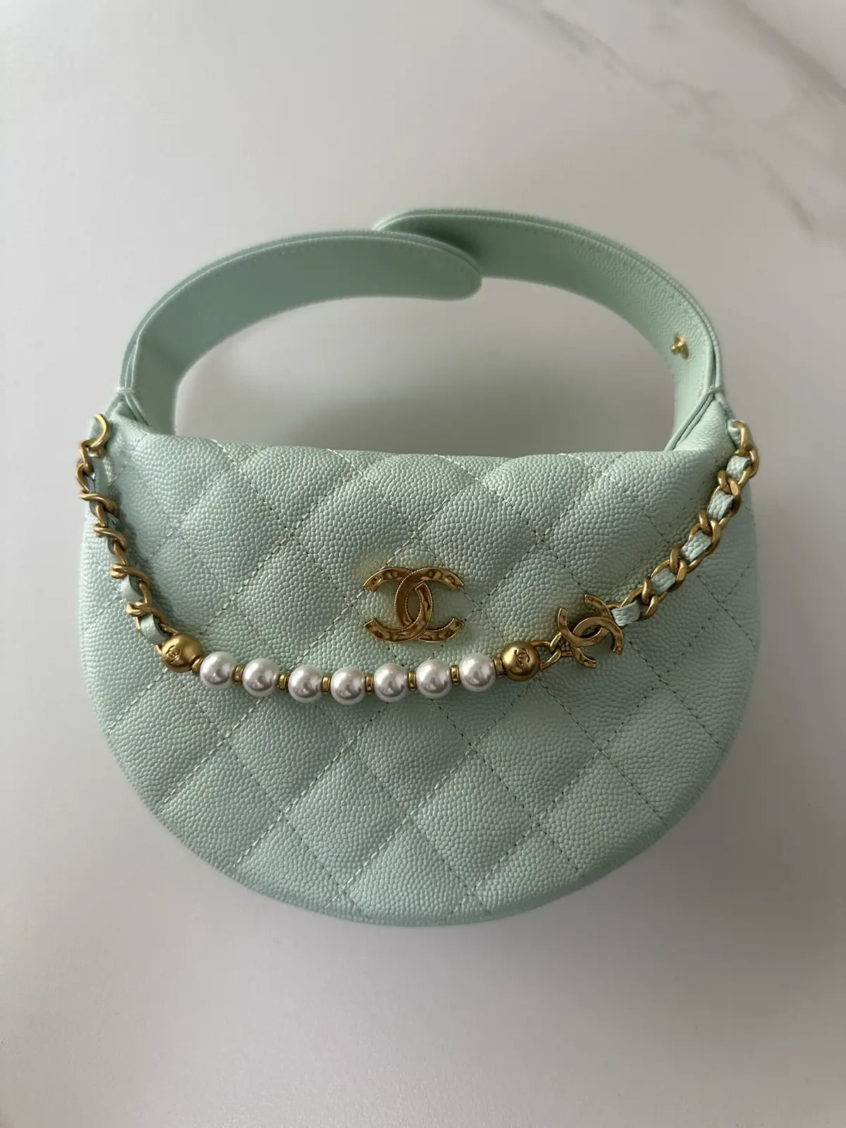 Chanel Quilted Top Handle Bag image 1