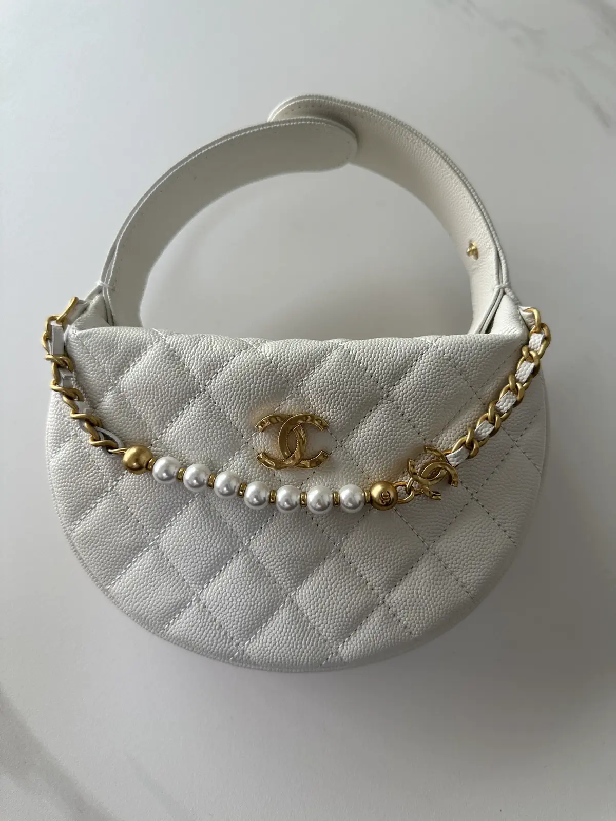 Chanel Quilted Top Handle Bag image 1