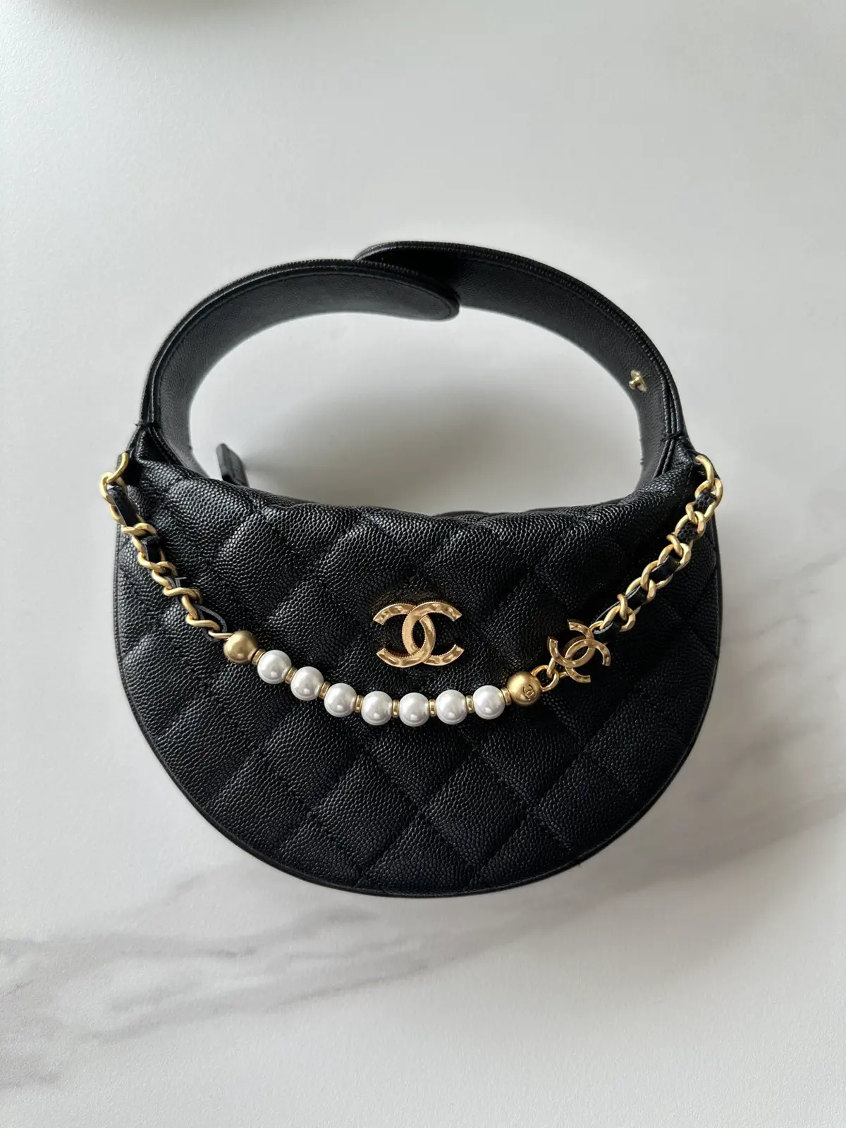 Chanel Quilted Top Handle Bag image 1