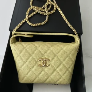 Chanel Quilted Caviar Leather Chain Shoulder Bag image 1