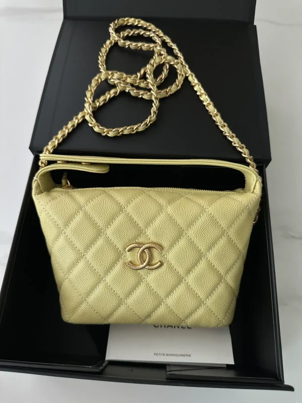 Chanel Quilted Caviar Leather Chain Shoulder Bag image 1