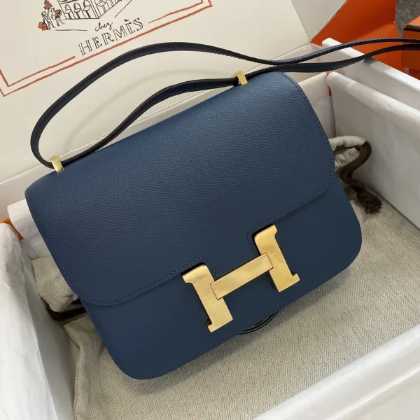 Hermès Deep Blue Constance Shoulder Bag image 1