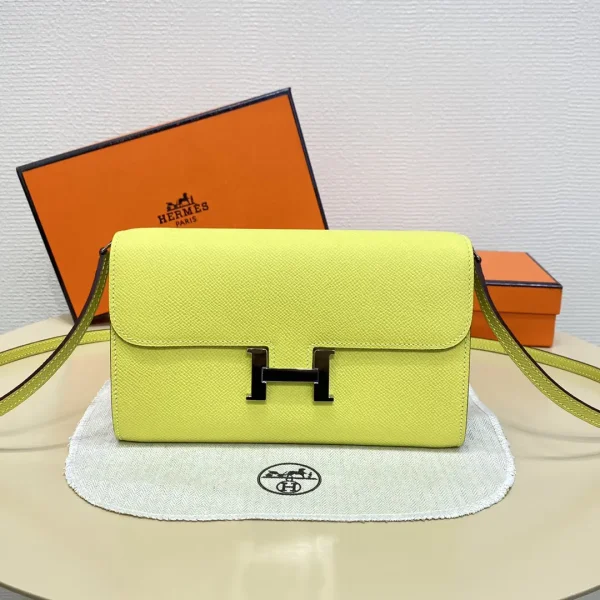 Hermès Yellow Constance WOC Crossbody Bag image 1
