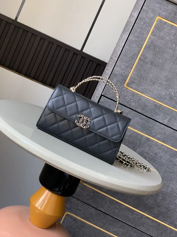 Chanel Quilted Top Handle Bag image 1