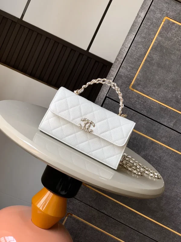 Chanel Quilted Top Handle Bag image 1