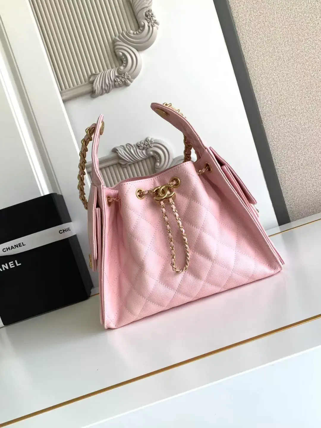 Chanel Quilted Bucket Bag image 1
