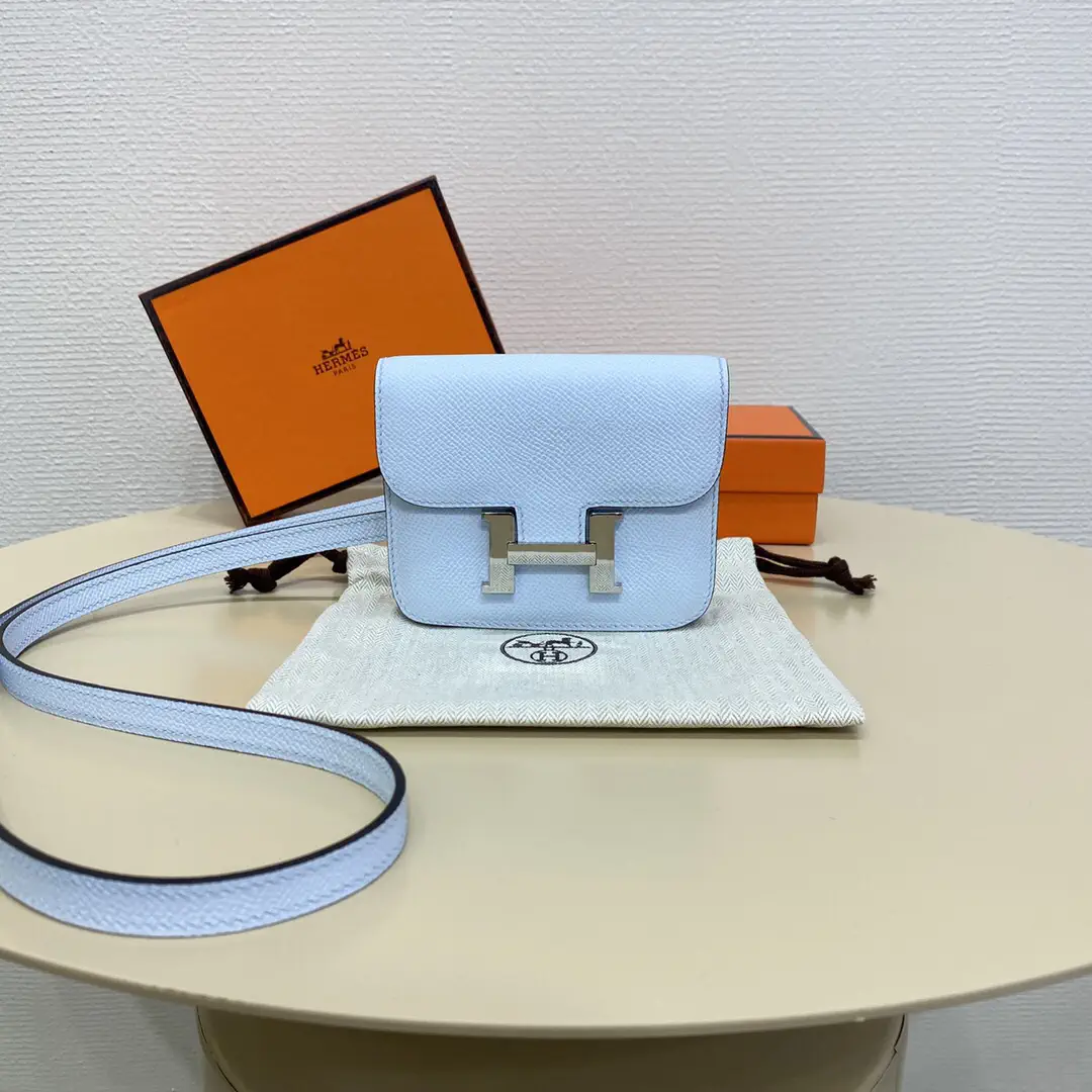 Hermès Light Blue Mini Belt Bag image 1