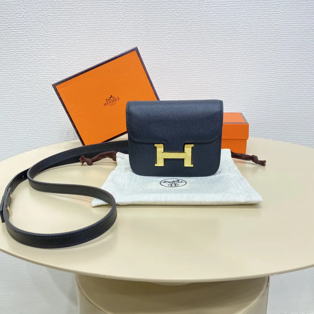 Hermès Constance Slim Mini Belt Bag with Gold Hardware image 1