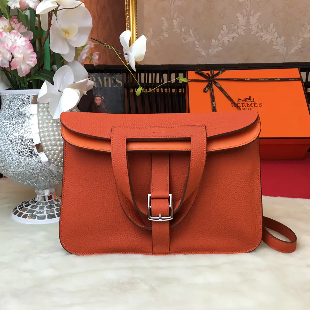 Hermès Orange Top Handle Bag image 1