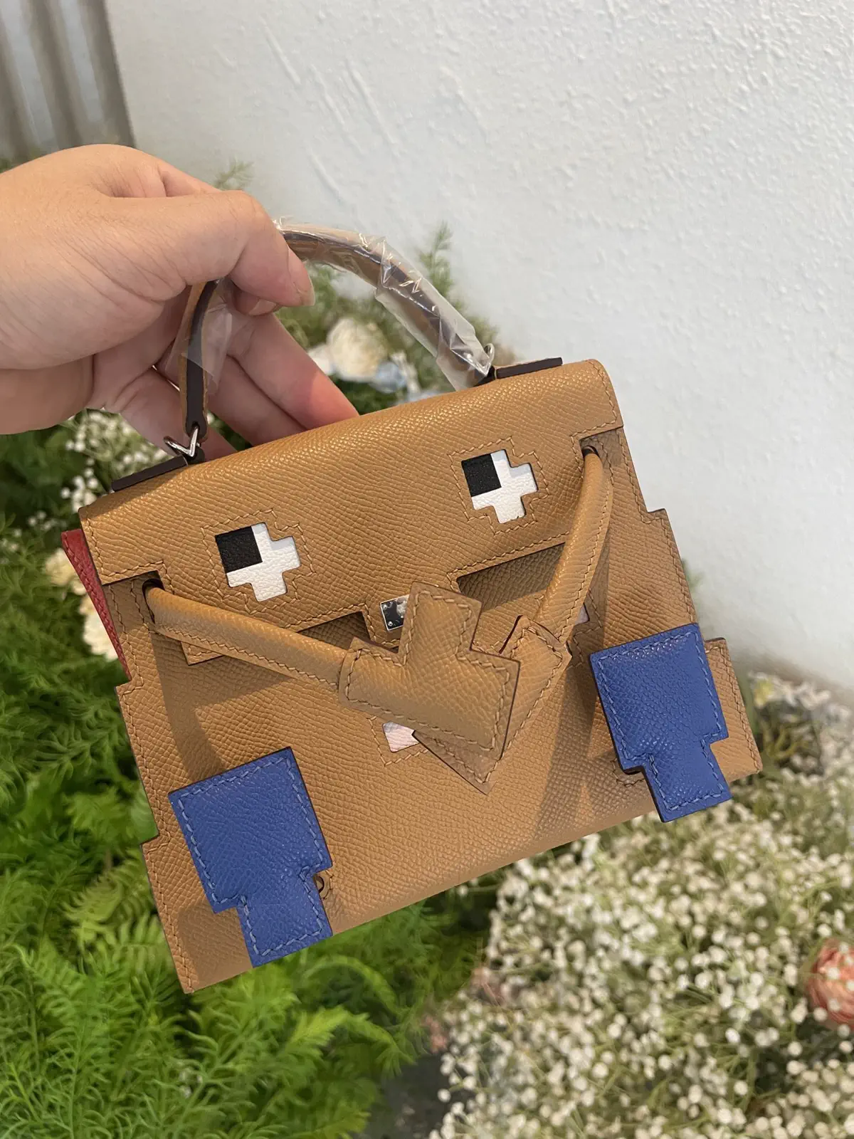 Hermès Pixel Doll Design Top Handle Bag image 1
