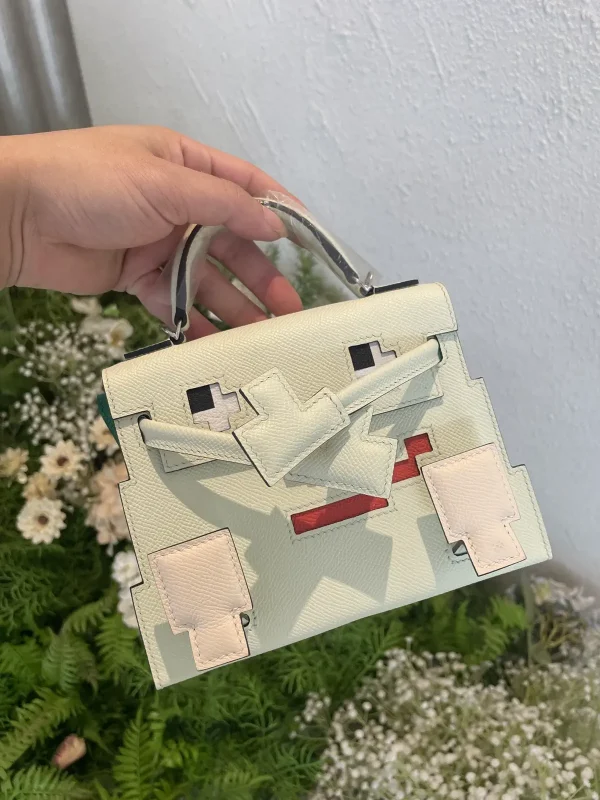 Hermès Pixel Doll Design Mini Top Handle Bag image 1