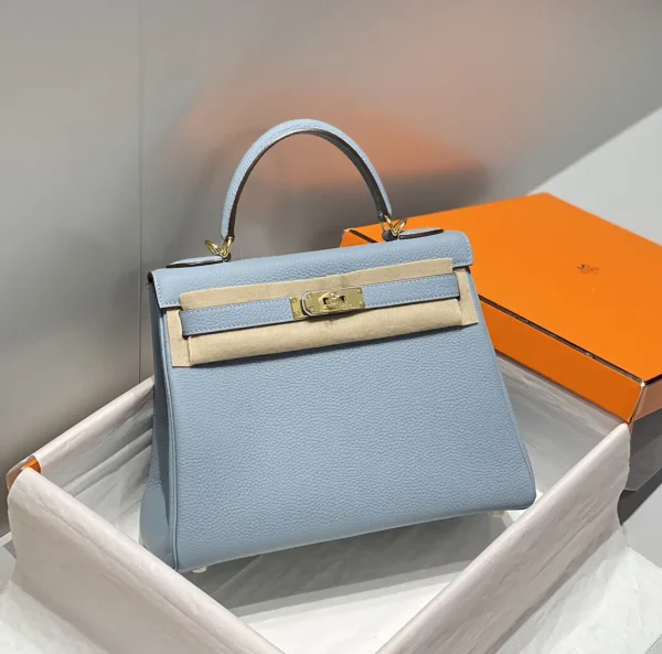 Hermès Light Blue Top Handle Bag image 1