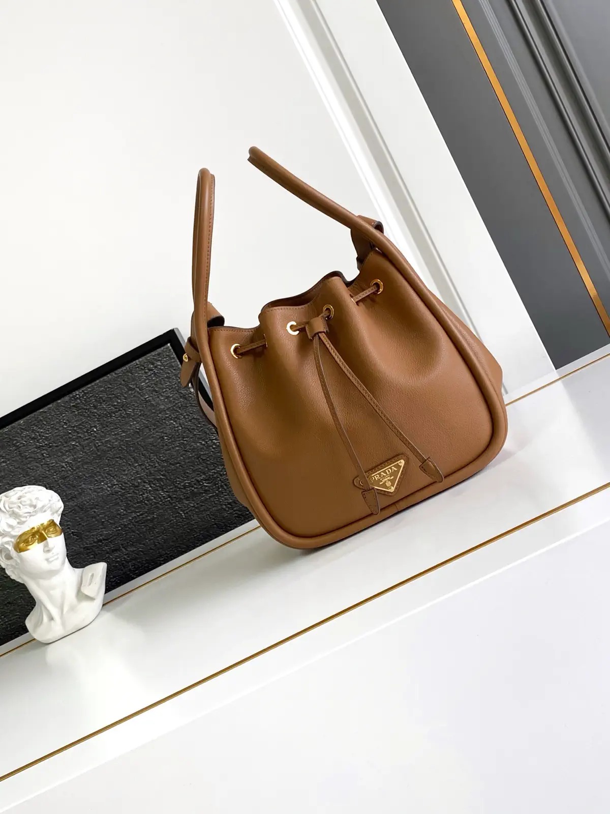 Prada Drawstring Bucket Bag image 1