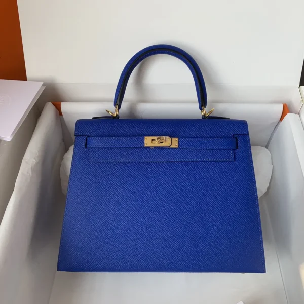 Hermès Electric Blue Top Handle Bag image 1
