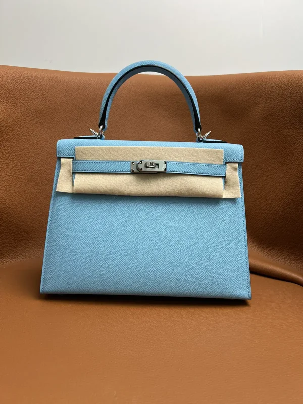 Hermès Light Blue Top Handle Bag image 1