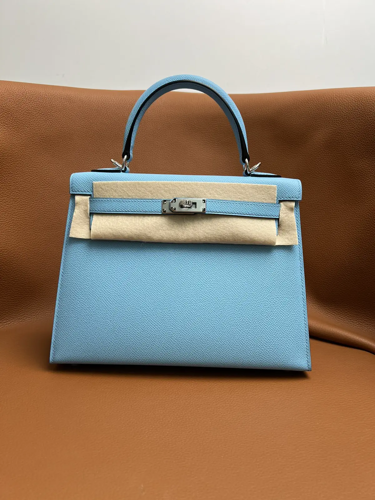 Hermès Light Blue Top Handle Bag image 1