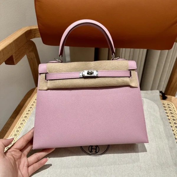 Hermès Mauve Pink Top Handle Bag image 1