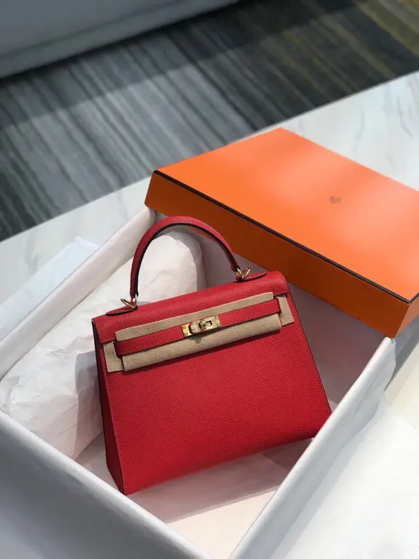 Hermès Red Top Handle Bag image 1