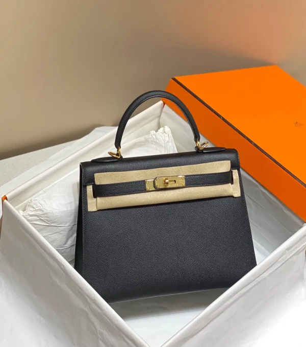 Hermès Black Top Handle Bag image 1