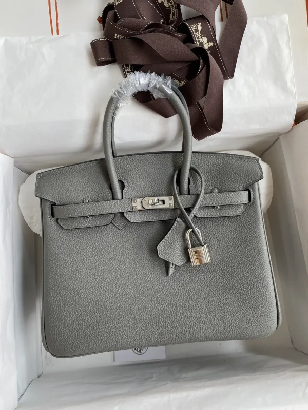 Hermès Gray Top Handle Bag image 1