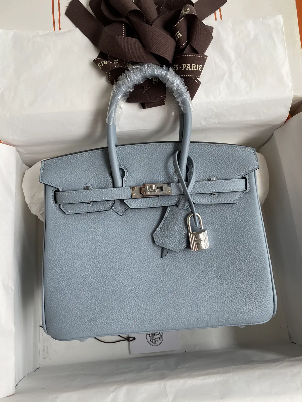 Hermès Light Blue Top Handle Bag image 1