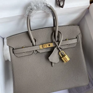 Hermès Asphalt Grey Top Handle Bag image 1