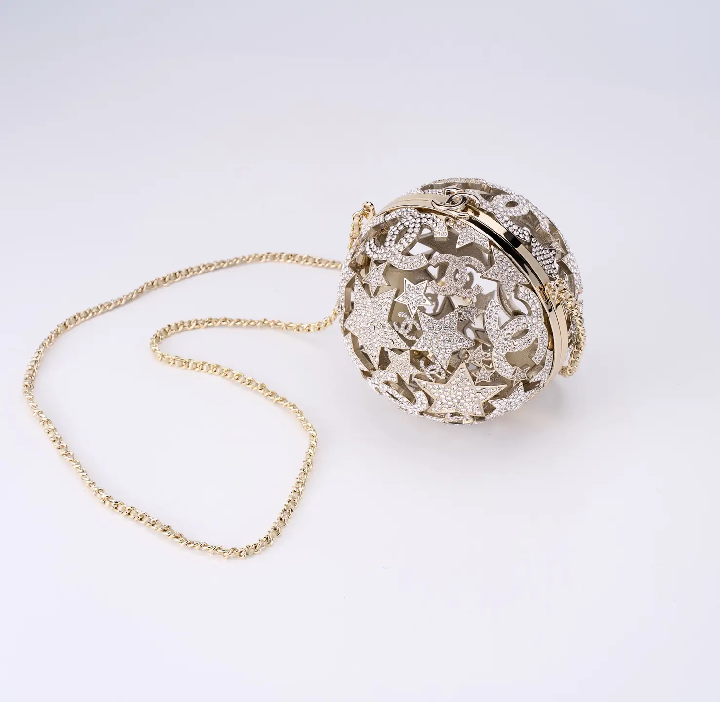 Chanel Star Cutout Spherical Evening Clutch image 1