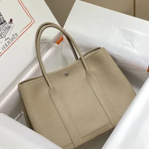 Hermès Beige Togo Leather Tote Bag image 1