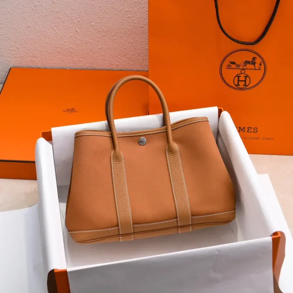 Hermès Canvas Garden Party 30 Tote Bag image 1