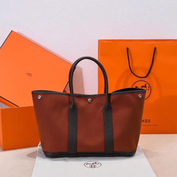 Hermès Garden Party 36 Canvas Tote Bag image 1