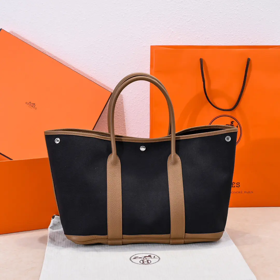 Hermès Garden Party 36 Canvas Tote Bag image 1