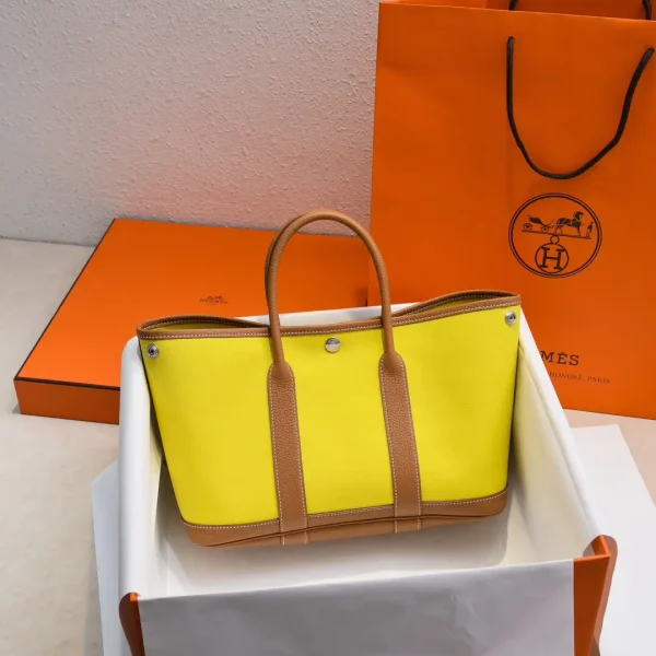 Hermès Canvas Garden Party 30 Tote Bag image 1
