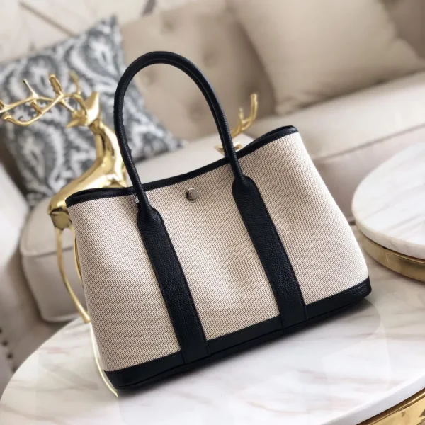 Hermès Canvas Garden Party Tote Bag image 1